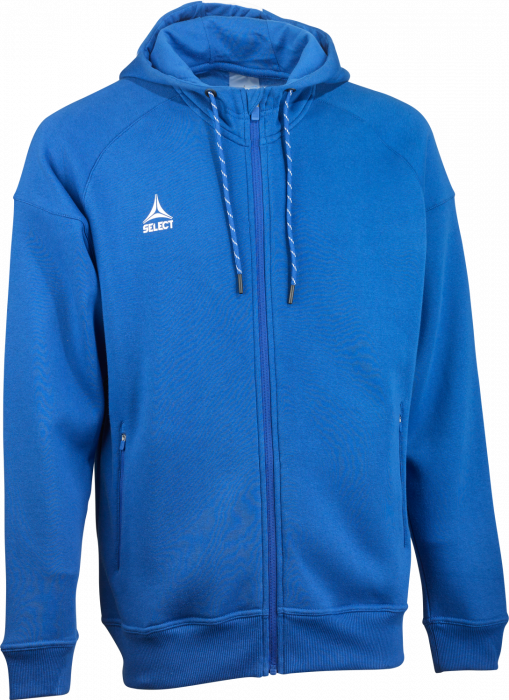 Select - Oxford V25 Hoodie W. Zip - Azul